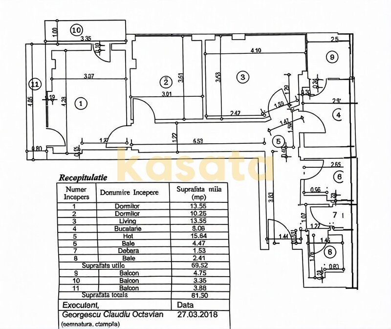 Popa Nan oportunitate  apartament 3 camere  centrala   parcare